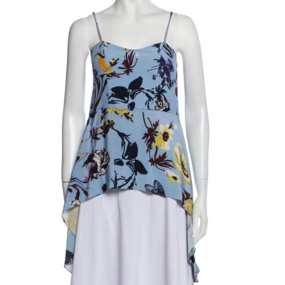 Tibi Silk Top